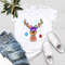 Reindeer Christmas Shirt, Peeping Reindeer Shirt, Christmas Lights Shirt, Merry Christmas Shirt, Christmas Family Shirt, Xmas Antler Shirt - 2.jpg