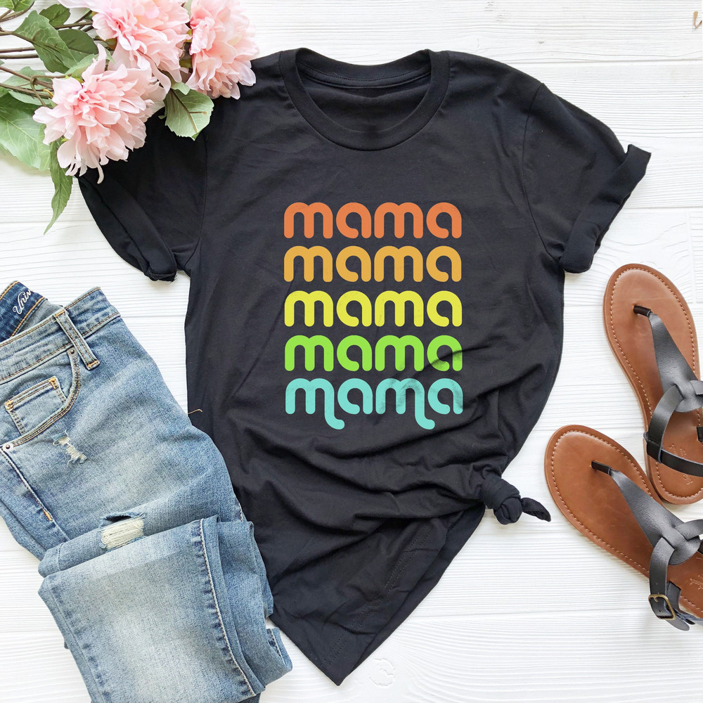 Retro Mama Crewneck, Retro Mama Shirt, Mama Shirt, Mama Birthday Gift, Mothers Day Gift, Gift For Mother, Mom Life Shirt, Vintage Mama Shirt - 1.jpg