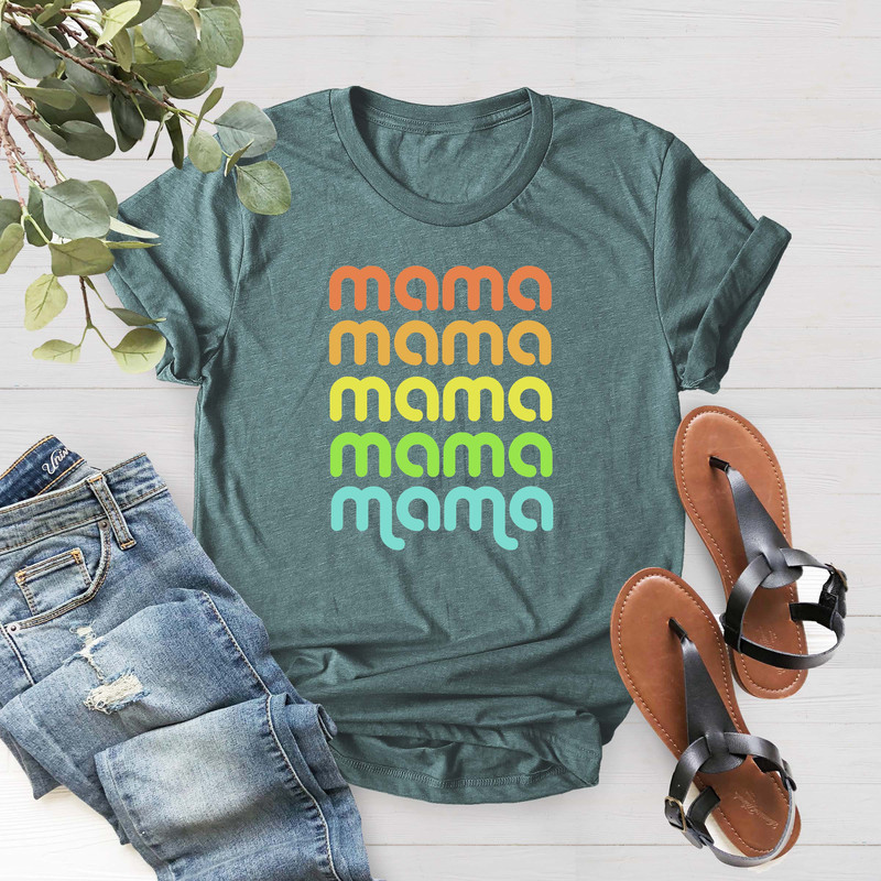 Retro Mama Crewneck, Retro Mama Shirt, Mama Shirt, Mama Birthday Gift, Mothers Day Gift, Gift For Mother, Mom Life Shirt, Vintage Mama Shirt - 3.jpg