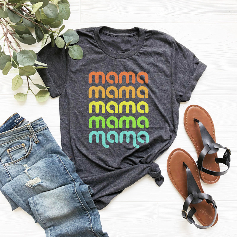 Retro Mama Crewneck, Retro Mama Shirt, Mama Shirt, Mama Birthday Gift, Mothers Day Gift, Gift For Mother, Mom Life Shirt, Vintage Mama Shirt - 4.jpg