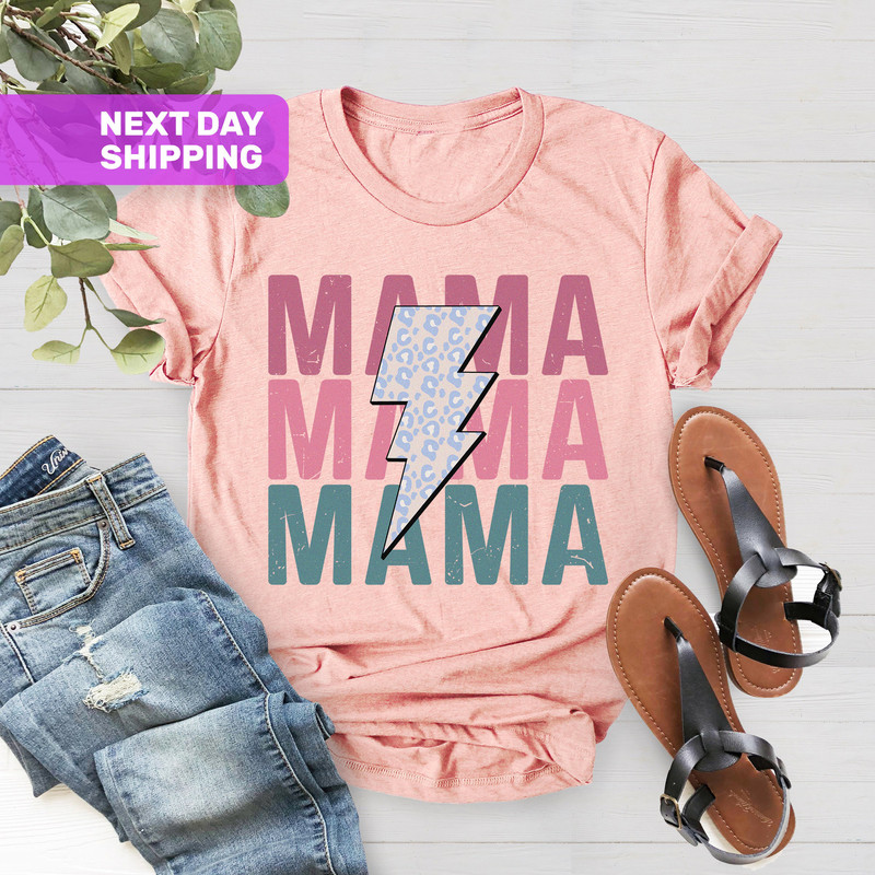 Retro Vintage Mama Shirt, Mama T-shirt, Mom Life Shirt, Mama Shirt, Leopard Mama Shirt, Motherhood Shirt, Cute Mom Shirt, Mothers Day Gift - 2.jpg