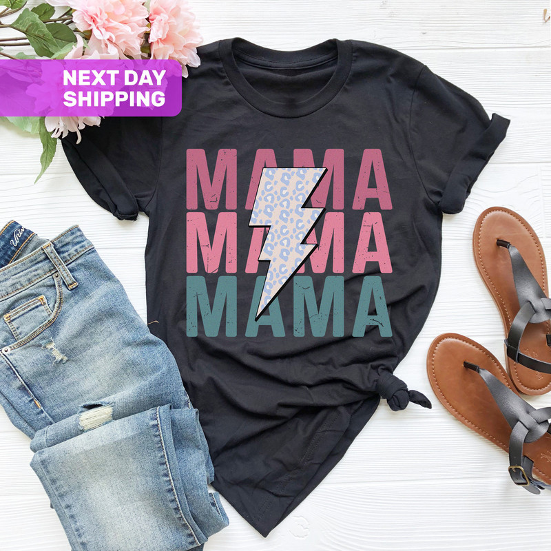 Retro Vintage Mama Shirt, Mama T-shirt, Mom Life Shirt, Mama Shirt, Leopard Mama Shirt, Motherhood Shirt, Cute Mom Shirt, Mothers Day Gift - 5.jpg