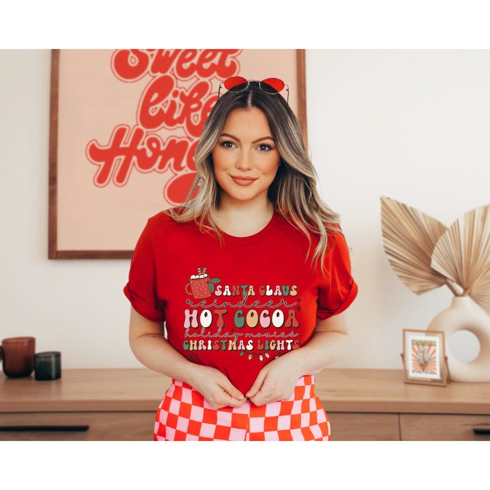 Santa Claus ,Reindeer Hot Cocoa, Christmas Lights, Christmas Shirt, Cute Christmas Shirt, Christmas Vacation Shirt - 6.jpg