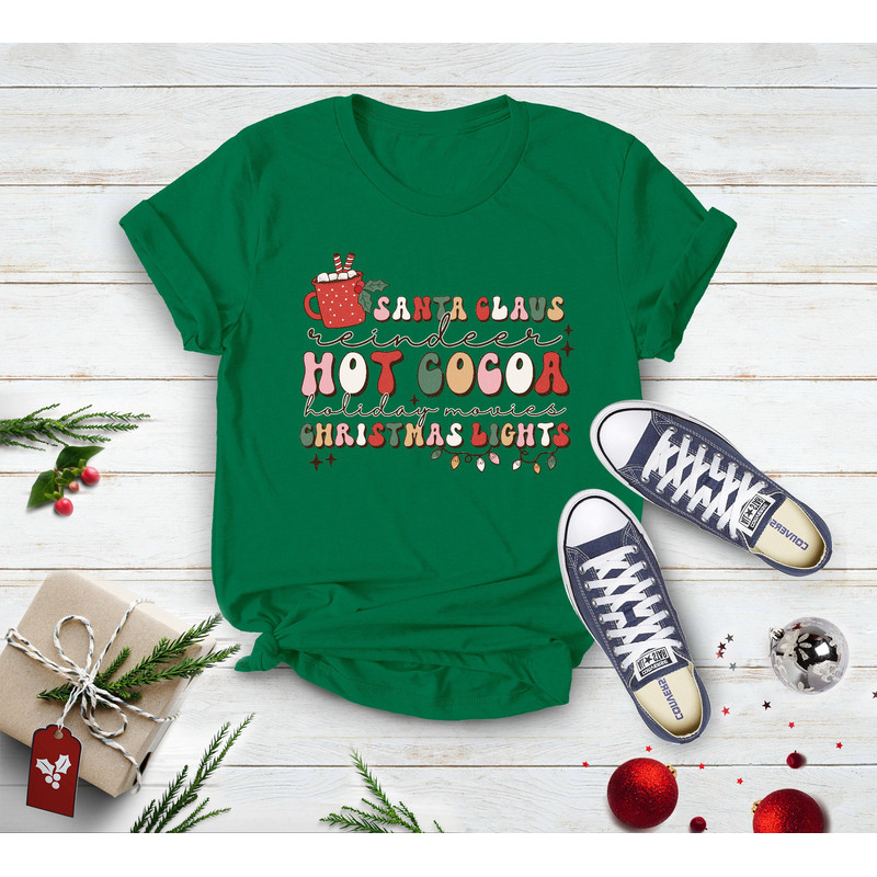 Santa Claus, Christmas Lights, Funny Christmas Shirt,Christmas Shirt, Cute Christmas Shirt, Reindeer Hot Cocoa, Christmas Vacation Shirt - 3.jpg