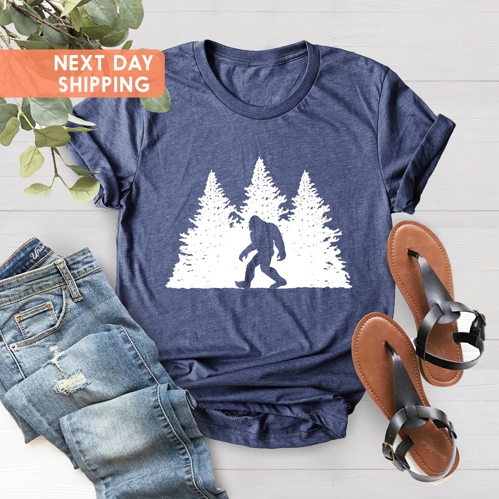 Sasquatch Shirt, Strong Gorilla Tee, Fathers Day Gift, Funny Dad Gift, Sasquatch Believers Shirt, Mountains Tshirt, Funny Sasquatch Gift - 1.jpg