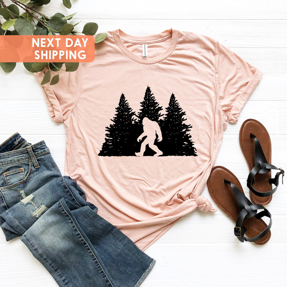 Sasquatch Shirt, Strong Gorilla Tee, Fathers Day Gift, Funny Dad Gift, Sasquatch Believers Shirt, Mountains Tshirt, Funny Sasquatch Gift - 3.jpg