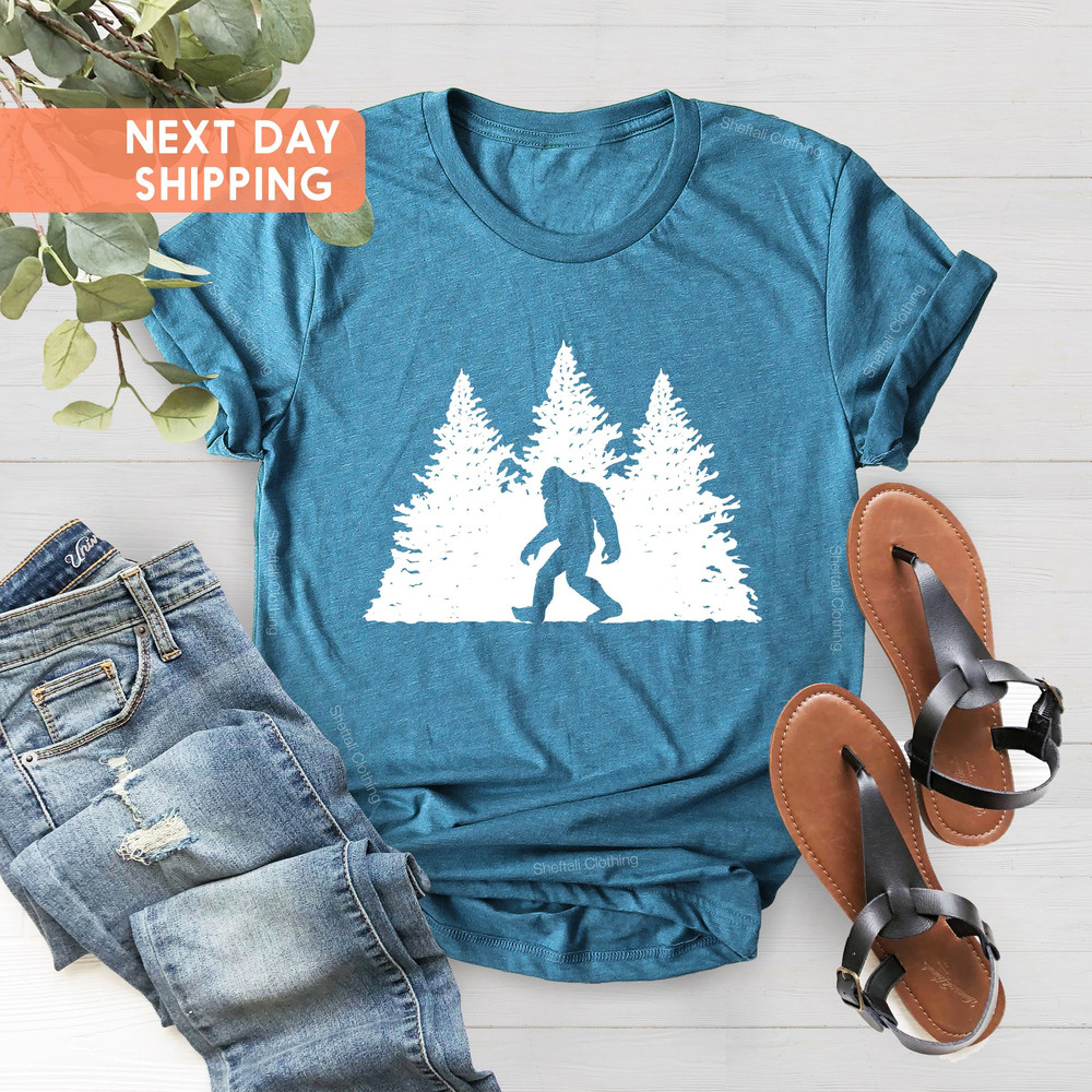Sasquatch Shirt, Strong Gorilla Tee, Fathers Day Gift, Funny Dad Gift, Sasquatch Believers Shirt, Mountains Tshirt, Funny Sasquatch Gift - 4.jpg