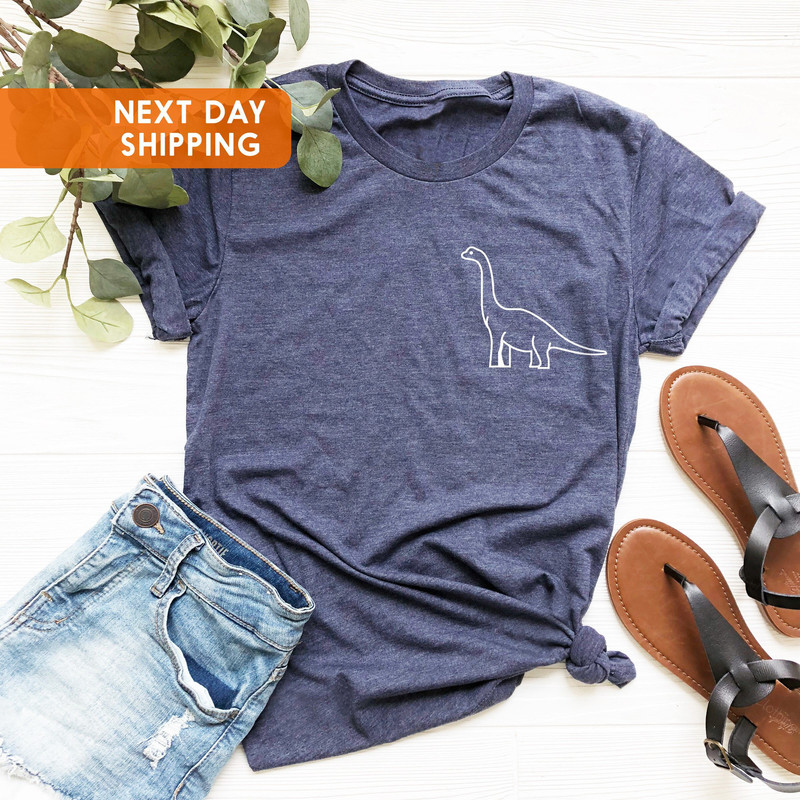 Saurus Pocket Shirt, Brachiosaurus Shirt, Saurus Shirt, Brontosaurus Shirt, Brontosaurus Cute Shirt, Paleontologist Shirt, Cute Saurus Shirt - 4.jpg