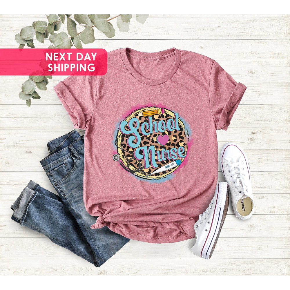School Nurse Shirt, Nurse Appreciation Gift, Nurse Tee, RN Shirt, Nursing Shirt, Registered Nurse Shirt,Gift for Nurse, School Nurse T Shirt - 1.jpg
