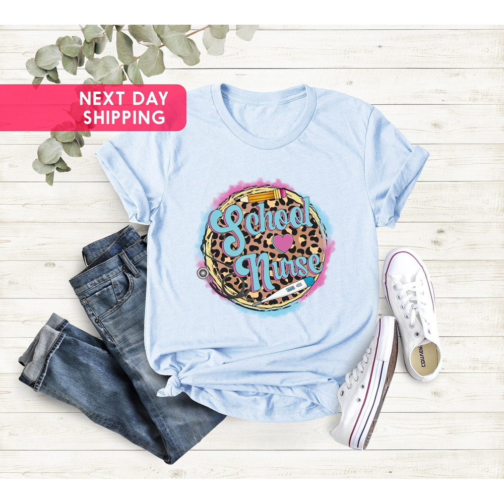 School Nurse Shirt, Nurse Appreciation Gift, Nurse Tee, RN Shirt, Nursing Shirt, Registered Nurse Shirt,Gift for Nurse, School Nurse T Shirt - 2.jpg