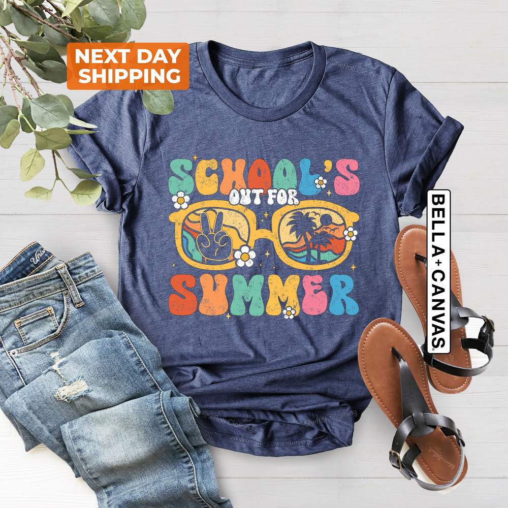 Schools Out For Summer Shirt, Happy Last Day Of School Shirt, Summer Holiday Shirt, End Of the School Year Shirt, Classmates Matching Shirt - 2.jpg