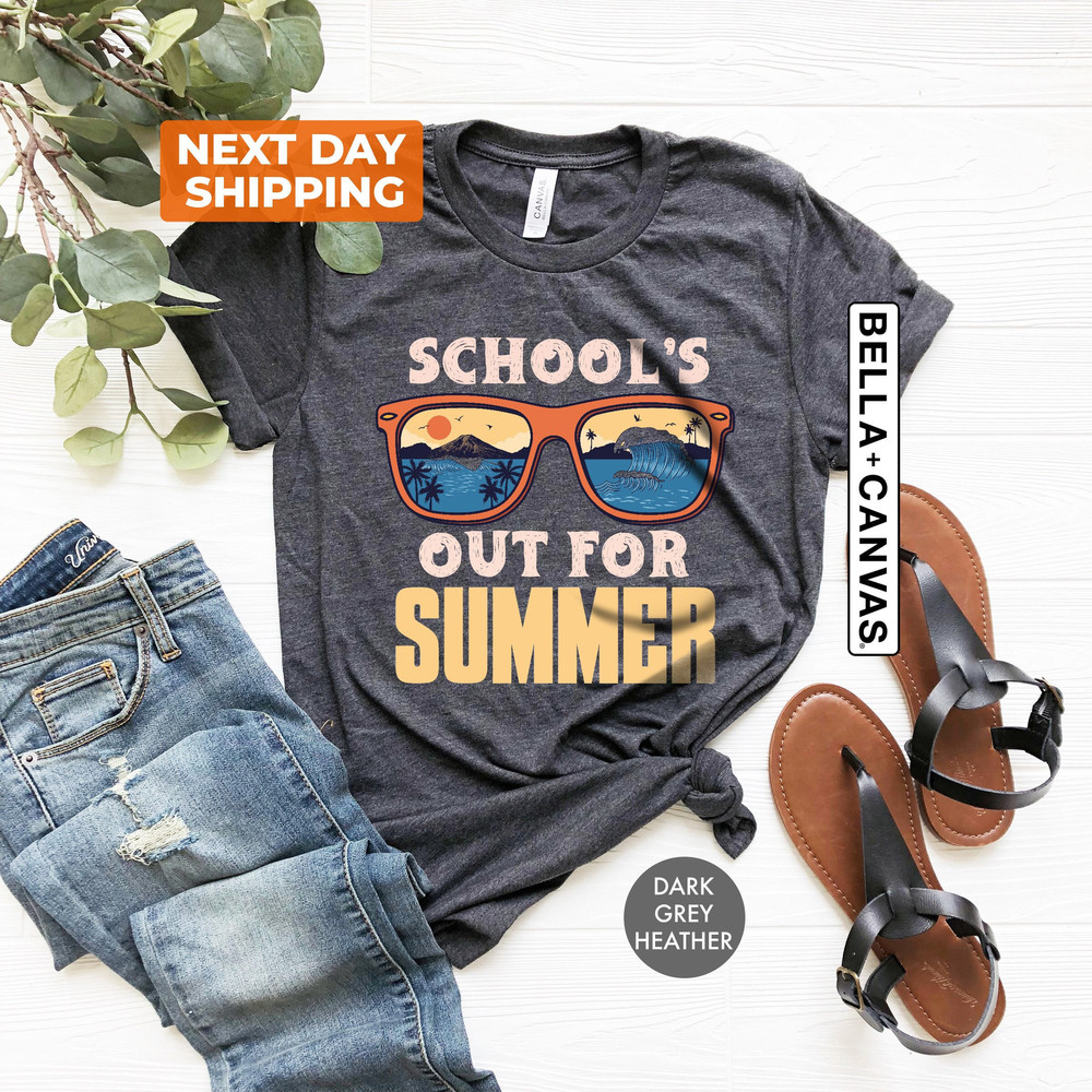 School's Out For Summer Shirt, Out School Shirt, Teacher Gift Shirt, Teacher Shirt, Out Preschool Shirt, End Of School Shirt, Student Shirt - 1.jpg