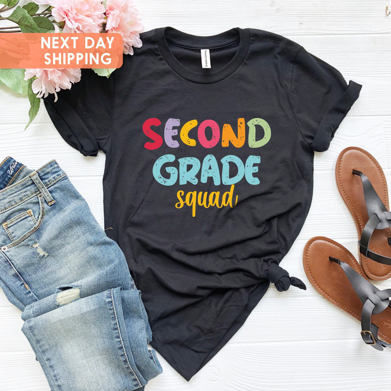 Second Grade Squad, First Grade Squad, Grade Teacher Team Shirt, Teacher Squad Shirt, Back to School, First Day of School, Gift For Teacher - 1.jpg