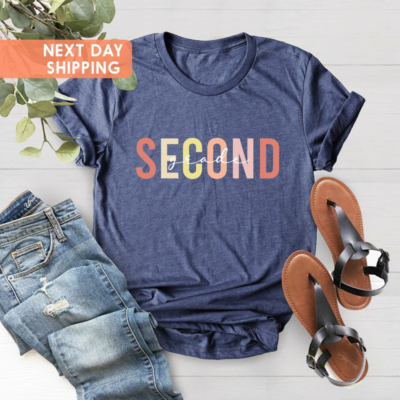 Second Grade Teacher Shirt, 2nd Grade Crew, 2nd Grade Squad, Teacher Gift, 2nd Grade Teacher Shirt, 2nd Grade Shirt, Second Grade Team Shirt - 1.jpg