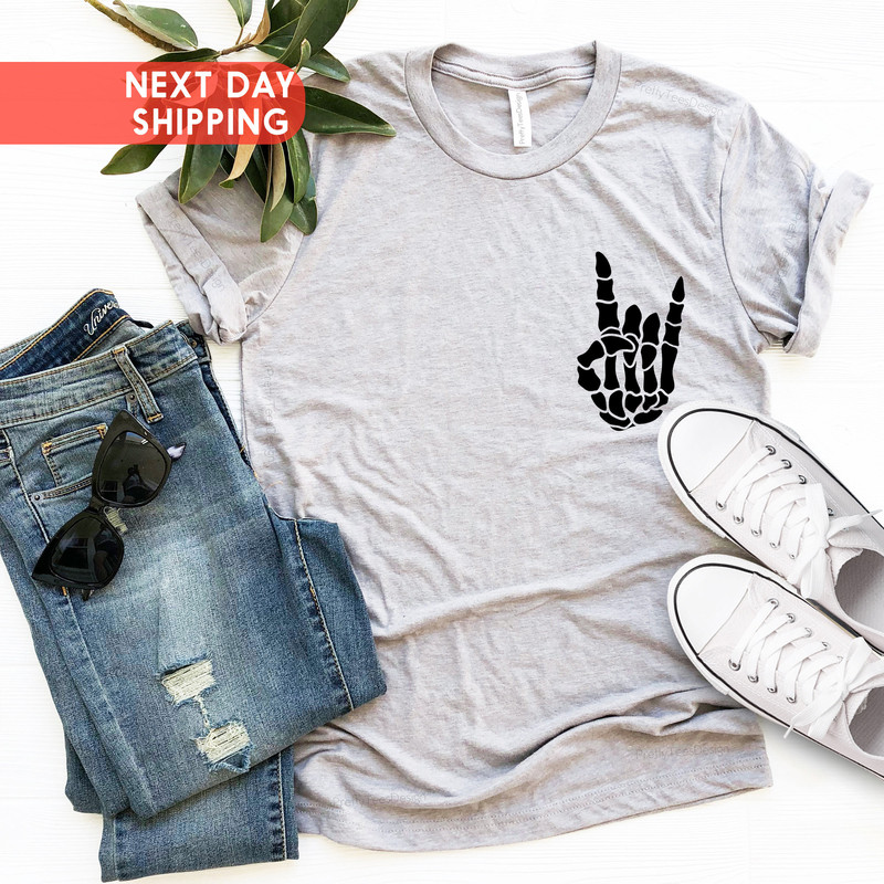 Skeleton Peace Sign Shirt, Skeleton Hand, Skeleton Hand Shirt, Skeleton Hand Tee, Fall Shirt, Peace Sign Shirt, Skeleton Shirt, Funny Shirt - 3.jpg