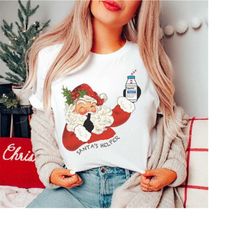 santa's helper christmas icu nurse crna t-shirt | funny propofol rn pharmacist pharmacy tech shirt anesthesia tshirt xma