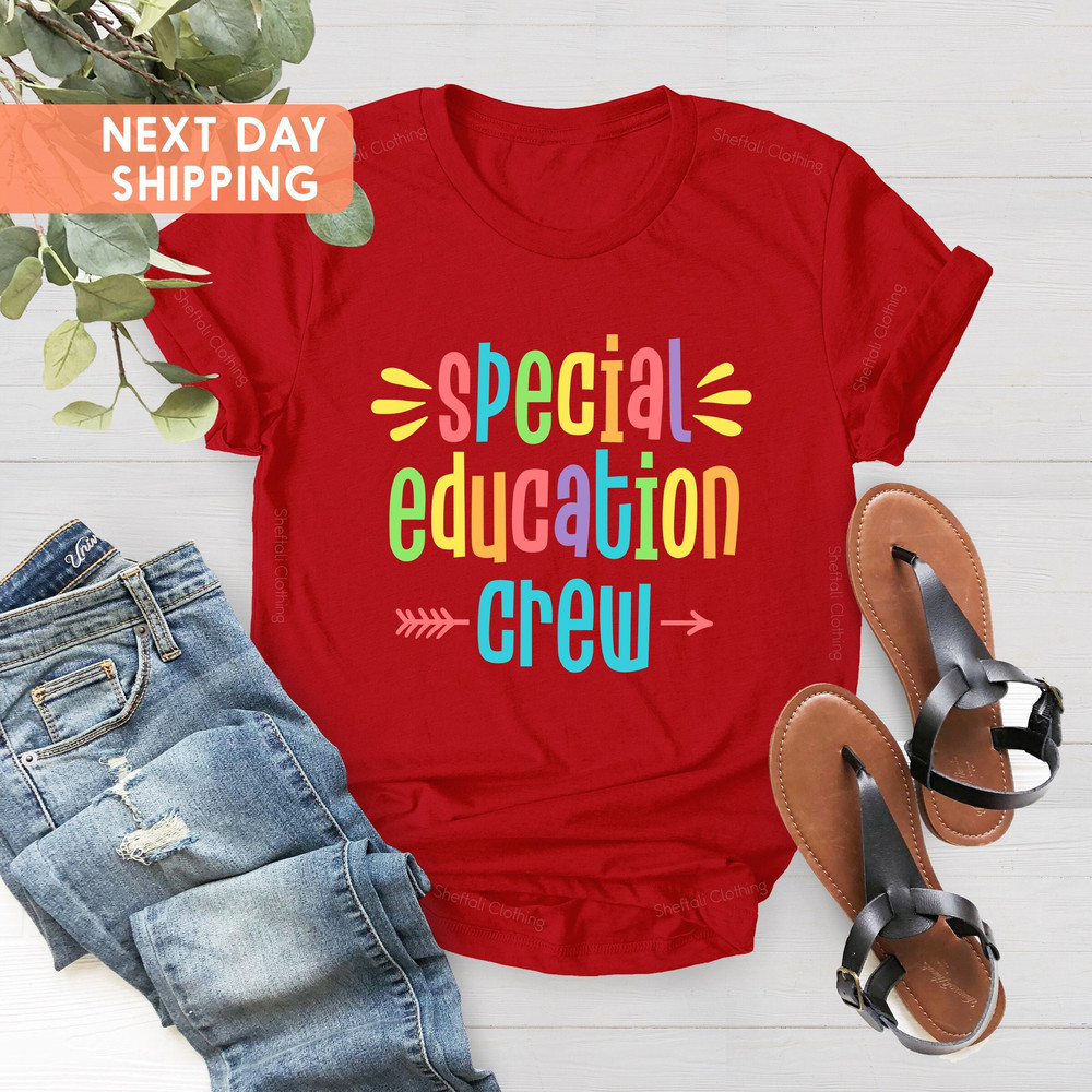 Special Education Crew Shirt, Back To School, Special Education Teacher Shirt, Sped Teacher Shirt, Team Sped Crew, Sped Teacher Gift - 1.jpg