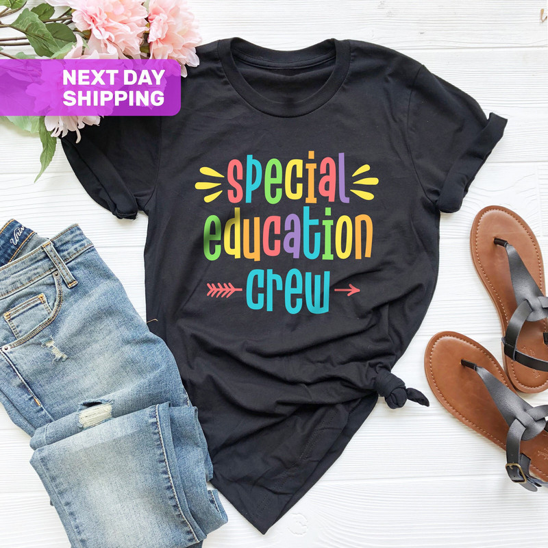 Special Education Crew Shirt, Back To School, Special Education Teacher Shirt, Team Sped Crew, Sped Teacher Shirt, Sped Teacher Gift - 1.jpg
