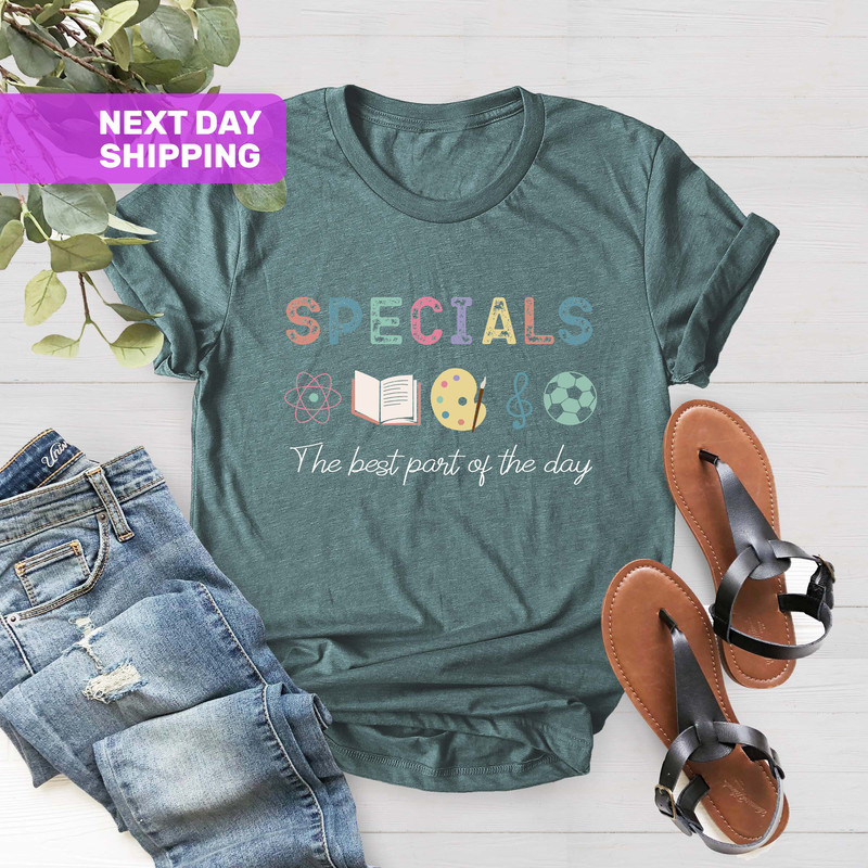 Specials Teacher T-shirt, Specials Team Shirt, Specials Squad Shirt, Back To School Shirt, Specials Shirt, Best Part Of The Day Shirt - 3.jpg