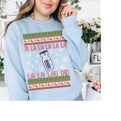 pharmacist nurse ugly christmas sweater, funny xmas sweatshirt for er ed icu med surg rn pharmacy tech, holiday party gr