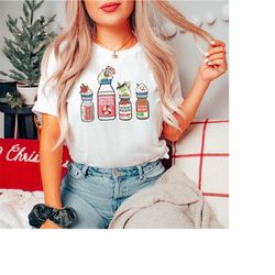 peppermint mocha propofol t-shirt, cute christmas nurse tshirt | funny rn crna winter shirt pacu er ed icu anesthesia xm