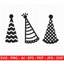 Birthday Hats Mini SVG Bundle, Happy Birthday SVG, Birthday SVG, Birthday Girl, Birthday Decor svg, Hand-lettered Design