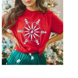 christmas medical snowflake shirt - propofol snowflake tshirt, crna er icu nurse xmas holiday t-shirt pharmacy tech micu