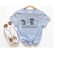 anesthesia squad goals t-shirt - funny anesthesia tech shirt, crna anesthesiologist nurse anesthetist desflurane tshirt