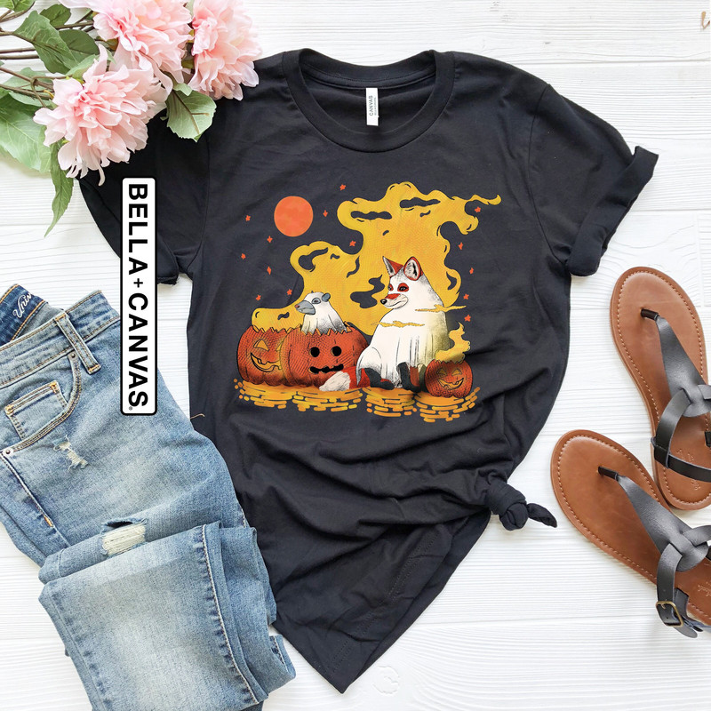 Spooky Pals Halloween T-Shirt, Halloween Shirt, Halloween Gift, Spooky Shirt, Spooky Vibes, Hocus Pocus Shirt, Funny Halloween Shirt - 1.jpg