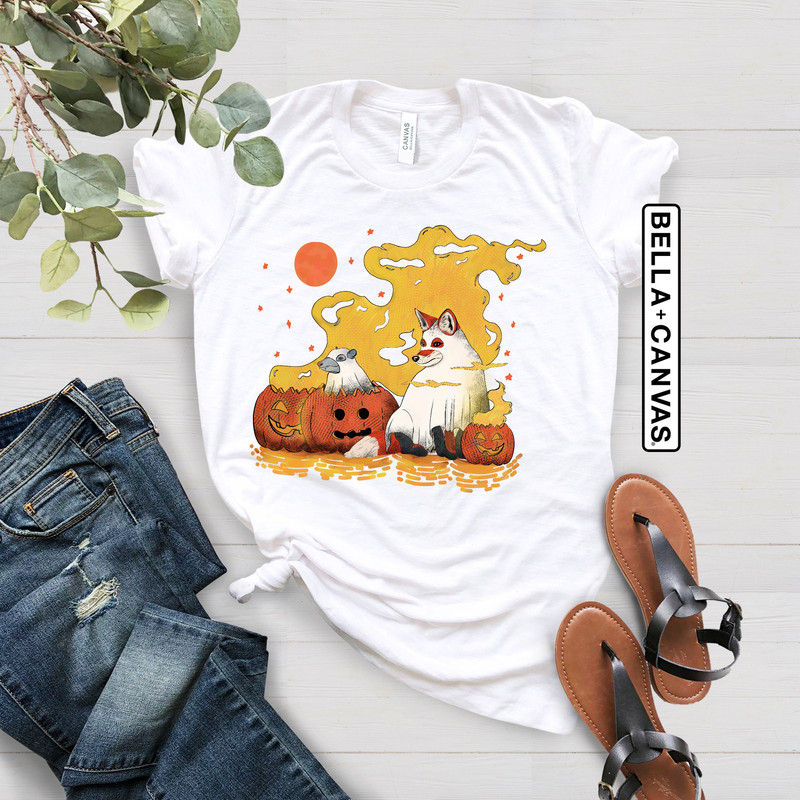 Spooky Pals Halloween T-Shirt, Halloween Shirt, Halloween Gift, Spooky Shirt, Spooky Vibes, Hocus Pocus Shirt, Funny Halloween Shirt - 3.jpg