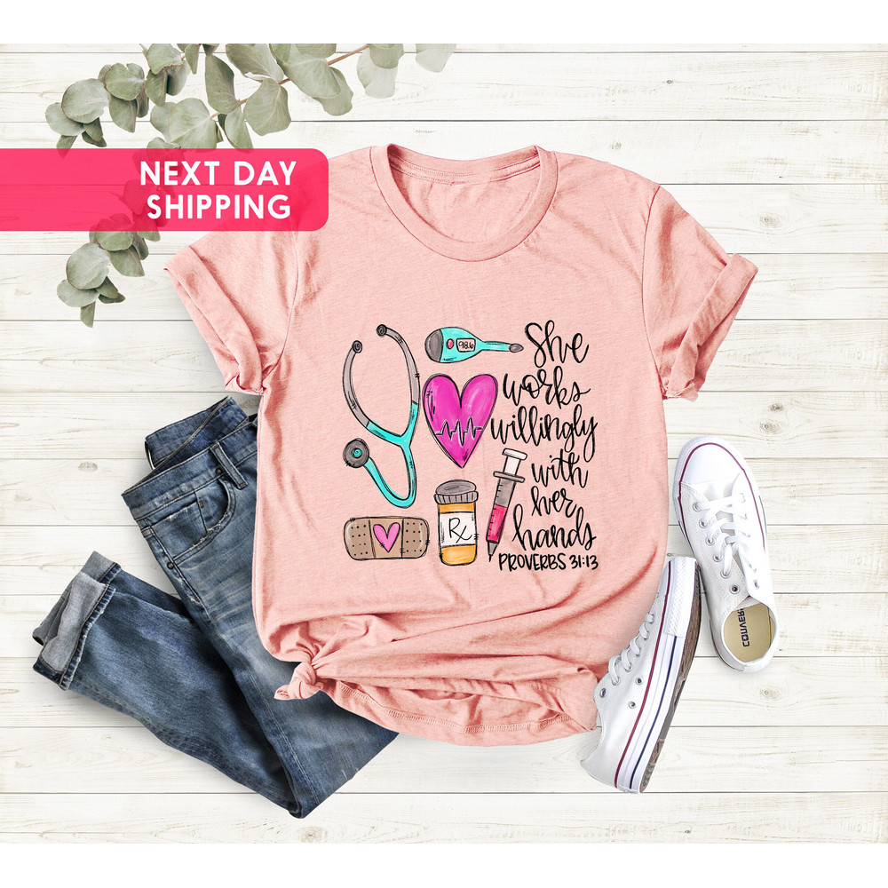 Stethoscope Shirt, Nurse Graduation Gift, Stethoscope Nurse Shirt, Nurse Gifts For Women, Nurse Practitioner Gifts, Nurse Hero Shirt - 3.jpg