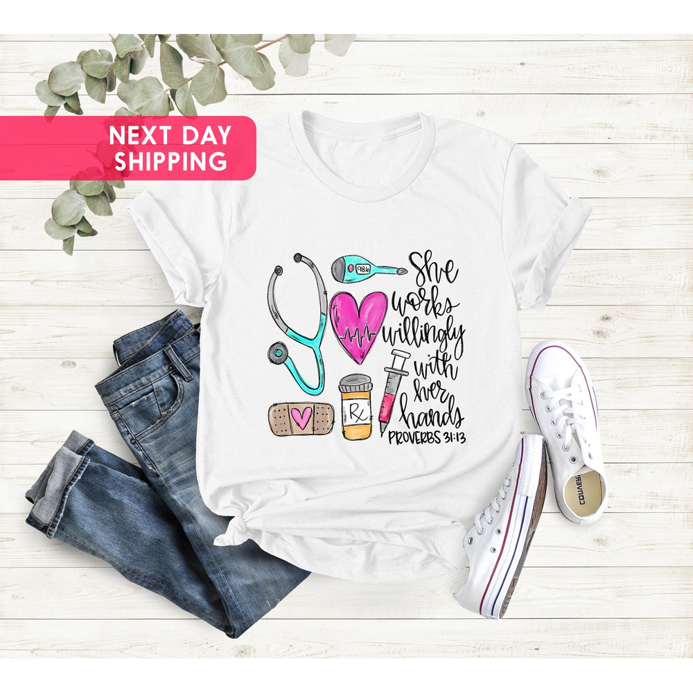 Stethoscope Shirt, Nurse Graduation Gift, Stethoscope Nurse Shirt, Nurse Gifts For Women, Nurse Practitioner Gifts, Nurse Hero Shirt - 4.jpg