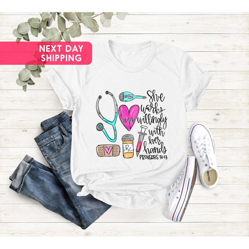 Stethoscope Shirt, Nurse Graduation Gift, Stethoscope Nurse Shirt, Nurse Gifts For Women, Nurse Practitioner Gifts, Nurse Hero Shirt - 4.jpg