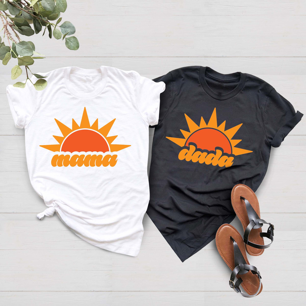 Sunshine First Birthday Party T-shirts, Matching Family T-Shirts, First Trip Around The Sun Shirt, Mommy and Me Shirts, Matching Family Tees - 3.jpg