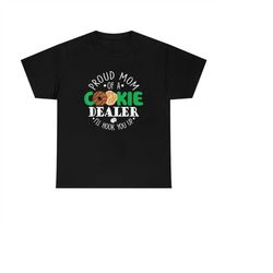 proud mom of a cookie dealer girl troop leader shirt