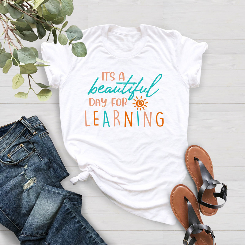 Teacher Shirt, It's a Perfect Day For Learning Tee, Teach Love Inspire Shirt, Team Teacher Tee, Teacher Shirts, Learning Shirt - 2.jpg