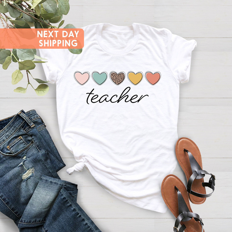 Teacher Shirt, Teacher Hearts Shirt, Teacher Gift Shirt,Teacher Appreciation Shirt,Teaching Shirt,Teacher Life Shirt, Inspirational Teacher - 3.jpg