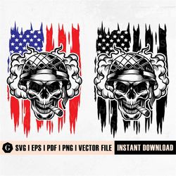 us soldier skull svg | us veteran svg | us army svg | us military svg | patriotic svg | soldier svg shirt | memorial day