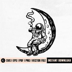 astronaut smoking cannabis svg | smoke weed joint svg | smoking weed marijuana joint canabis blunt dope 420 bong stoned
