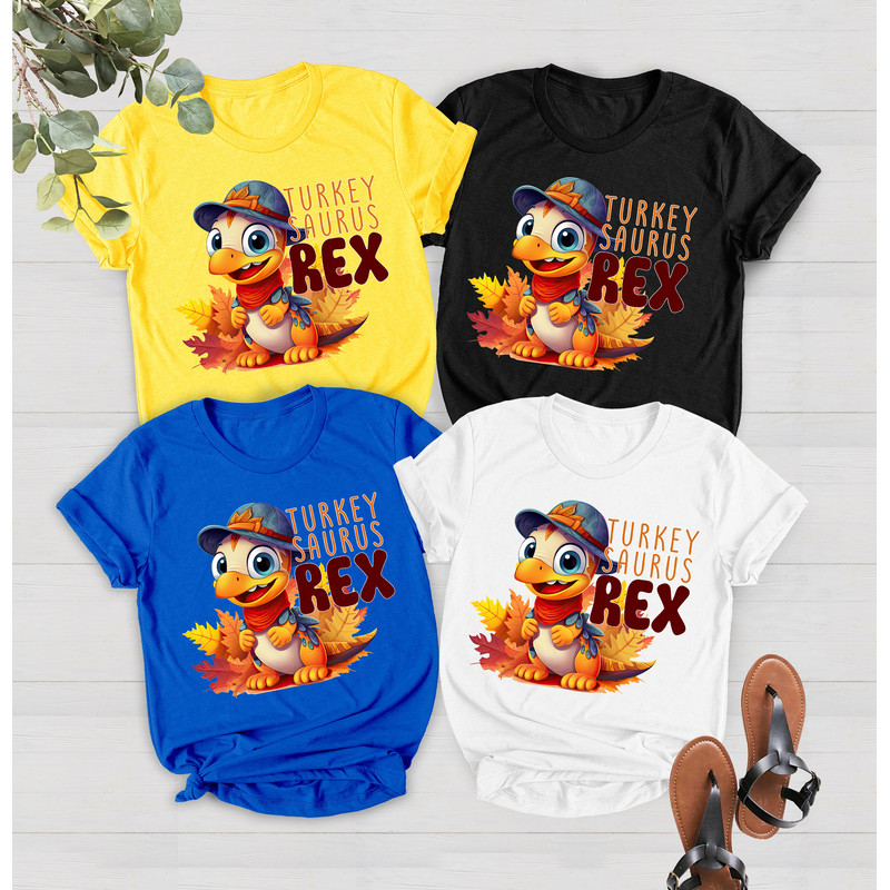 Thanksgiving Shirt, Saurus Rex Shirt, Thankful Shirt, Boys Thanksgiving, Trick or Treat, Funny Thanksgiving, Fall Turkey Shirt, Autumn Shirt - 5.jpg