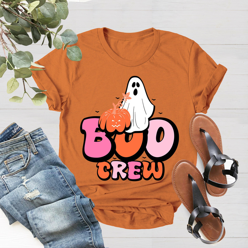 The Boo Crew Shirts, Halloween Shirts, Ghost Shirt, Family Matching Shirts, Kids Halloween Shirts, Halloween Party Shirts - 1.jpg