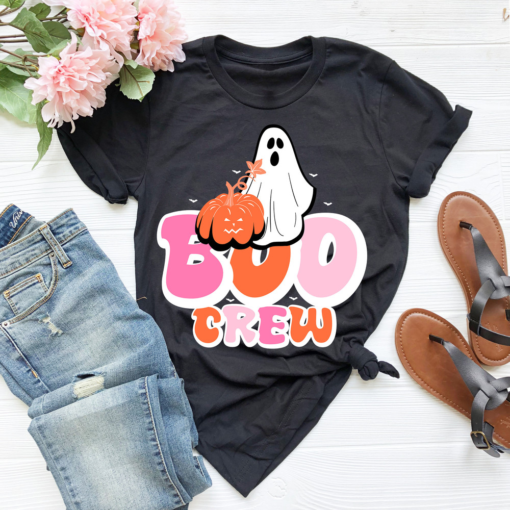 The Boo Crew Shirts, Halloween Shirts, Ghost Shirt, Family Matching Shirts, Kids Halloween Shirts, Halloween Party Shirts - 2.jpg