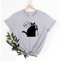 funny black cat shirt, cat lover shirt, murderous cat tee, funny black tee, cat lover gift, cat halloween shirt, pet shi