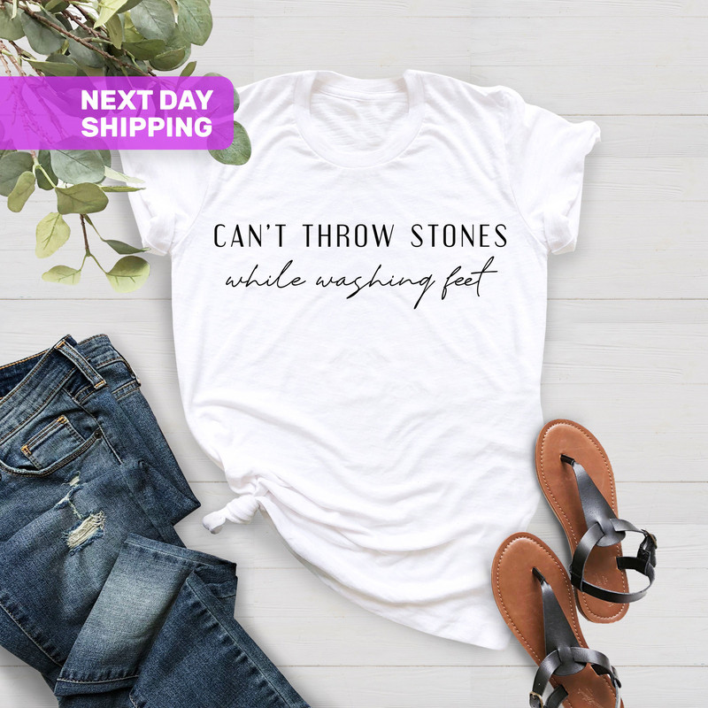 Trendy Christian Shirt, Bible Verse Shirt, Can't Throw Stones Sweatshirt, Religious Shirts, Faith Hoodie, Church Shirt, Christian Gift - 4.jpg