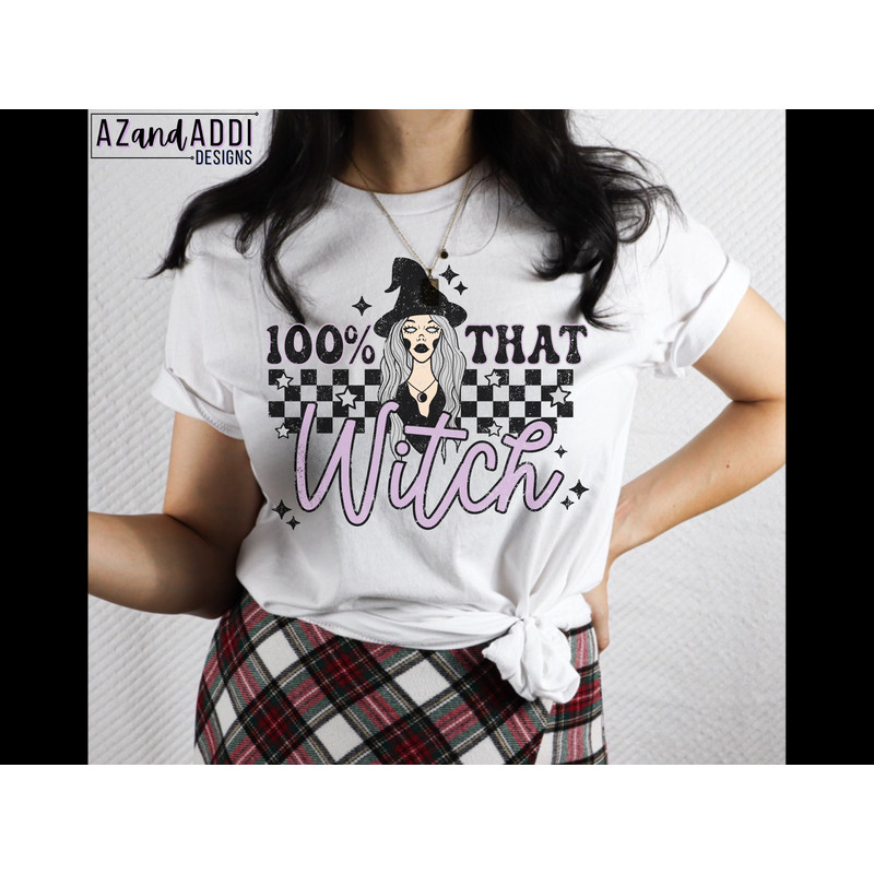 100% That Witch Png, Halloween sublimation, retro Halloween png, bad witch vibes, wicked witch png, retro sublimation - 4.jpg