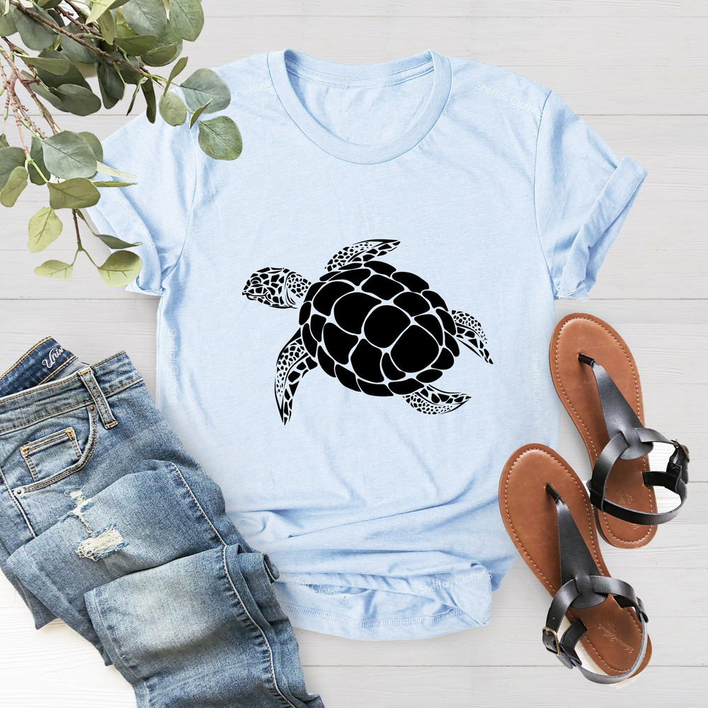 Turtle Shirt, Turtle T-shirt, Birthday Shirt Girl Turtle, Turtle Things, Save the Turtles, Cute Turtle Shirt, Sea Turtle, Turtle Gifts - 1.jpg