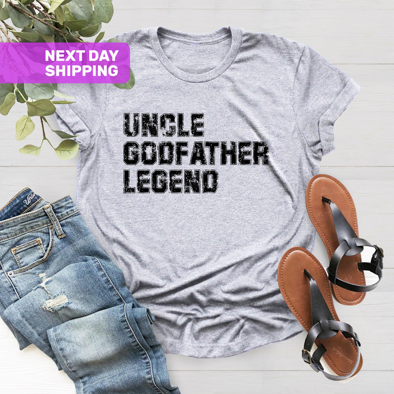 Uncle Godfather Legend Shirt, Godfather Gift Tee, Gift For Uncle, Fathers Day Gift Shirt, Fathers Day T-Shirt, Funny Godfather Shirt - 4.jpg
