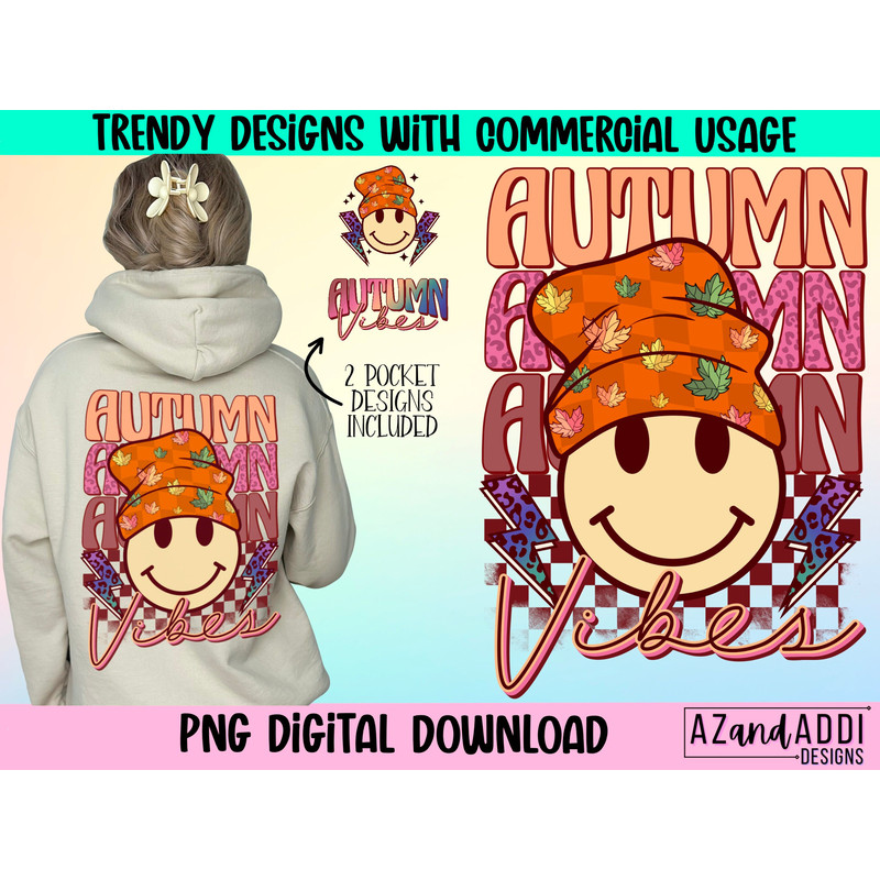 Autumn vibes png, retro fall sublimation design, fall smiley face png, autumn sublimation, from back png design, boho fall png, trendy png - 1.jpg