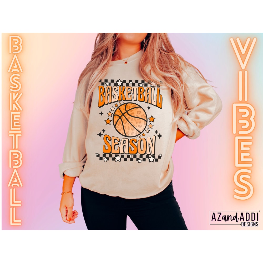 Basketball season png, basketball vibes png, retro basketball png, basketball game day png, basketball mom png, basketball sublimation - 5.jpg