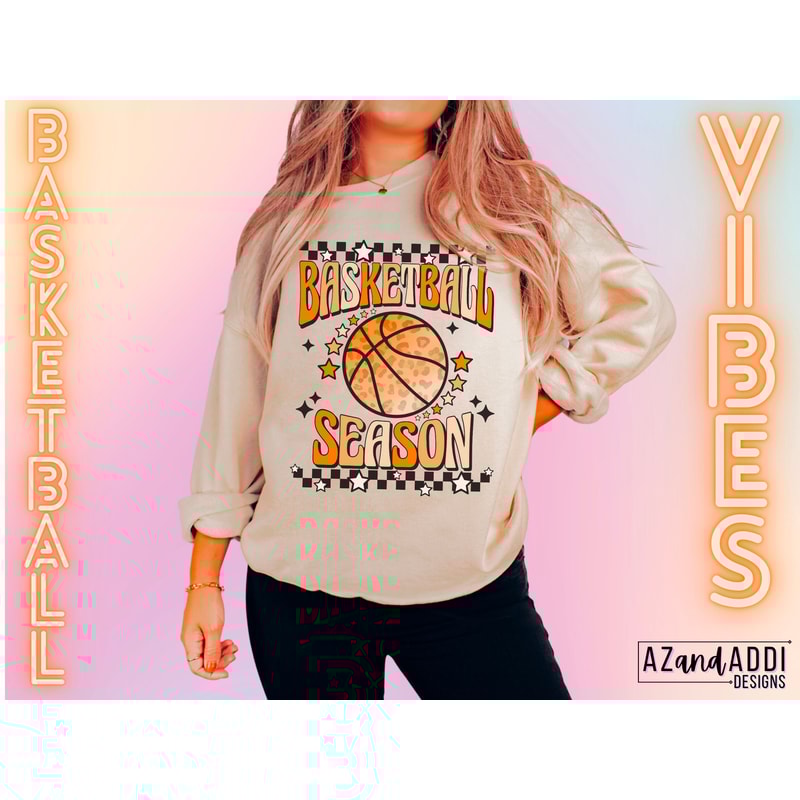 Basketball season png, basketball vibes png, retro basketball png, basketball game day png, basketball mom png, basketball sublimation - 5.jpg